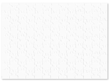 ホワイトパズル 標準ピース／ノートサイズのバラ袋入り全形