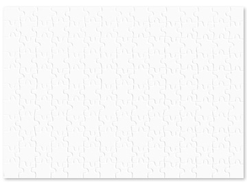 ホワイトパズル 標準ピース／ハーフサイズのバラ袋入り全形