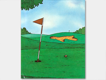 オリジナル絵本「ゴルフの本」の表紙