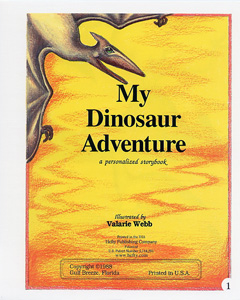 P1 オリジナル絵本「恐竜の国での冒険」挿絵1
