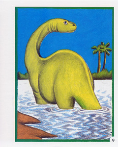 P9 オリジナル絵本「恐竜の国での冒険」挿絵9