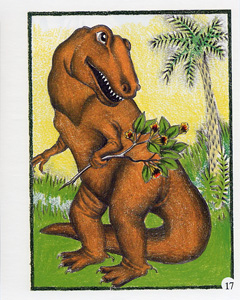 P17 オリジナル絵本「恐竜の国での冒険」挿絵17