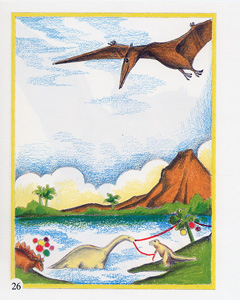 P26 オリジナル絵本「恐竜の国での冒険」挿絵26