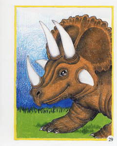 P29 オリジナル絵本「恐竜の国での冒険」挿絵29