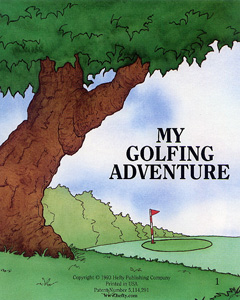 P1 オリジナル絵本「ゴルフの本」挿絵1