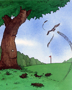 P6 オリジナル絵本「ゴルフの本」挿絵6