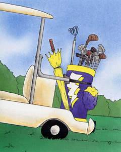 P9 オリジナル絵本「ゴルフの本」挿絵9