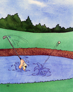 P10 オリジナル絵本「ゴルフの本」挿絵10
