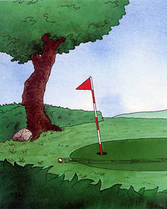 P14 オリジナル絵本「ゴルフの本」挿絵14