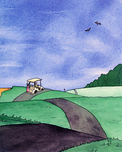 P21 オリジナル絵本「ゴルフの本」挿絵21