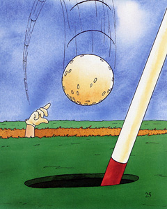 P25 オリジナル絵本「ゴルフの本」挿絵25