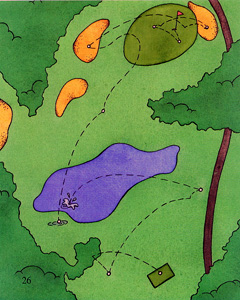 P26 オリジナル絵本「ゴルフの本」挿絵26